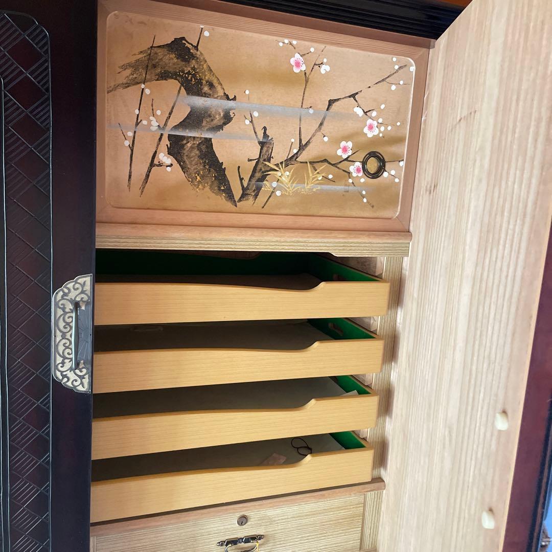 【送料込・高級】 着物用桐箪笥　銘木 アンティーク