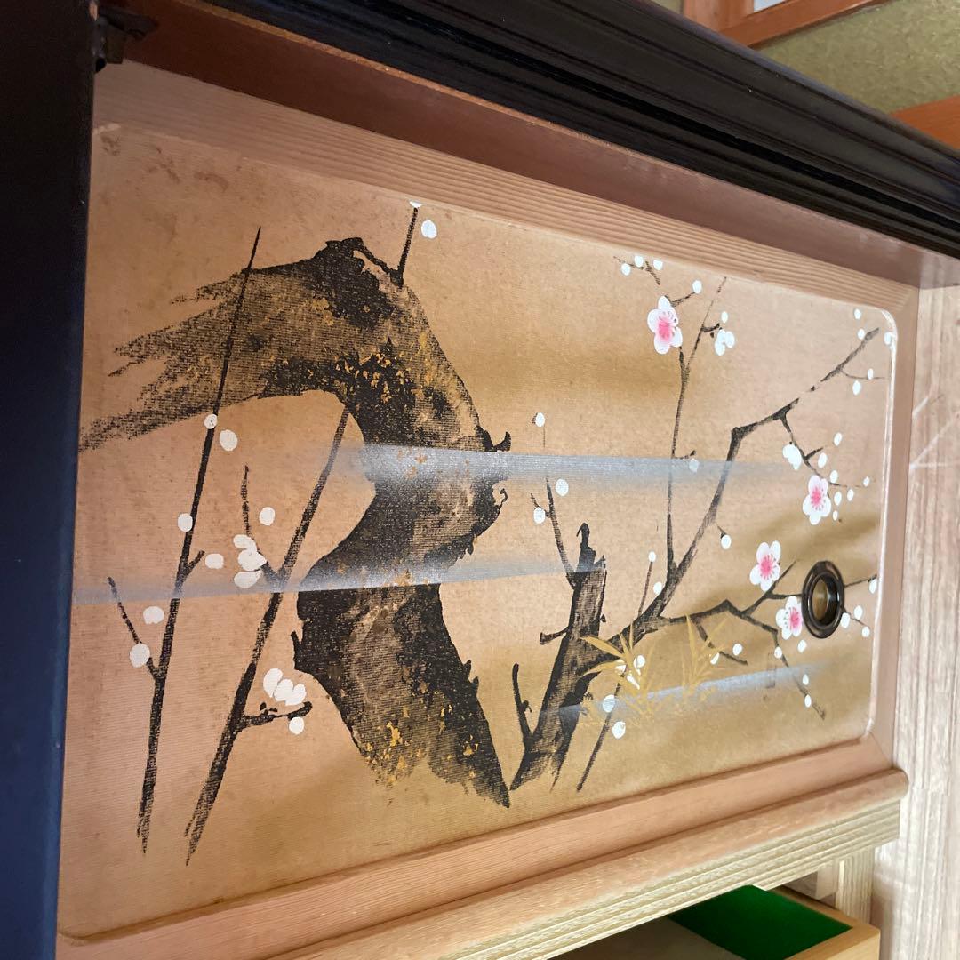 【送料込・高級】 着物用桐箪笥　銘木 アンティーク