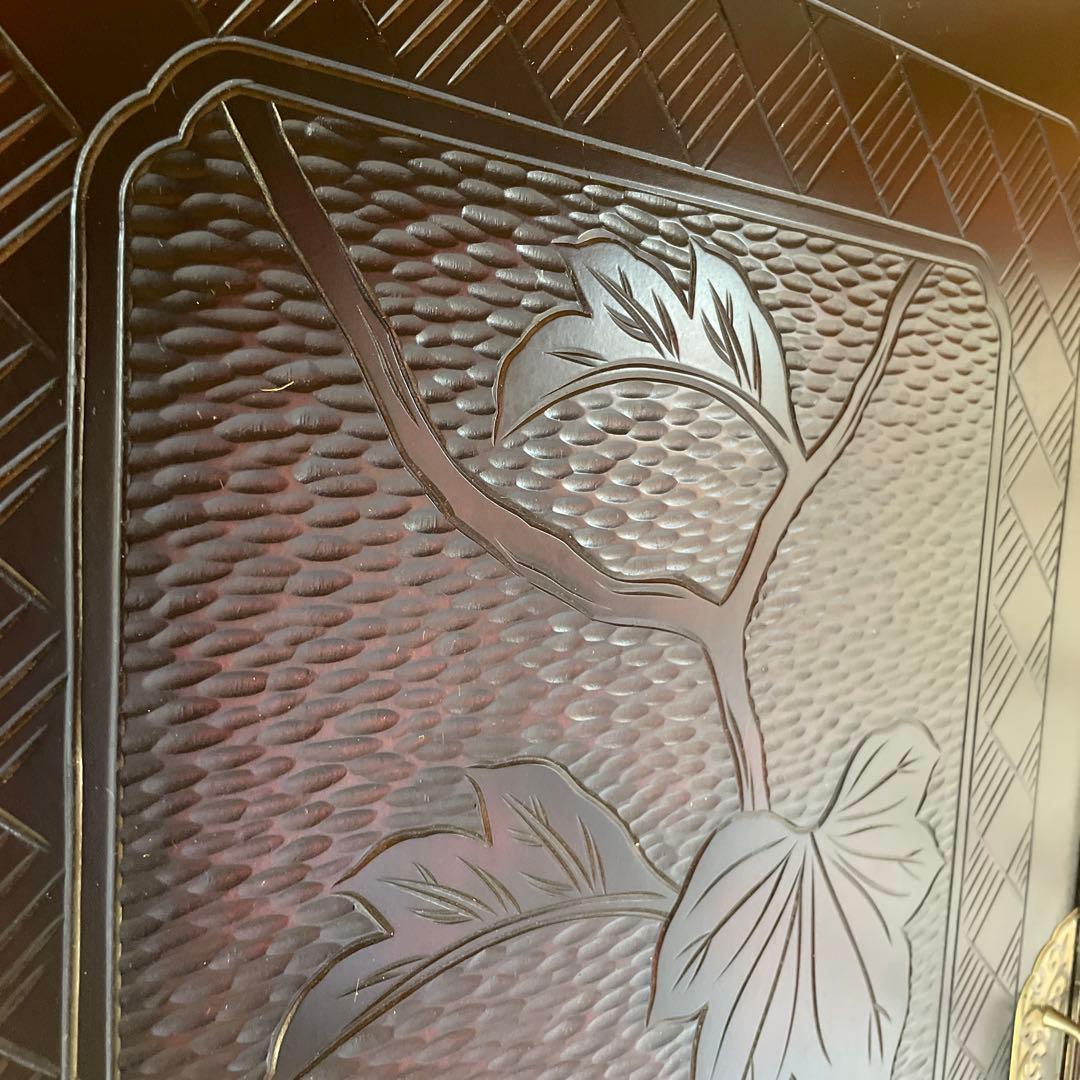 【送料込・高級】 着物用桐箪笥　銘木 アンティーク