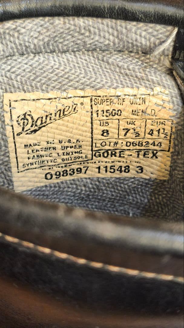 Danner　ダナー　レインフォレスト　黒　26.0
