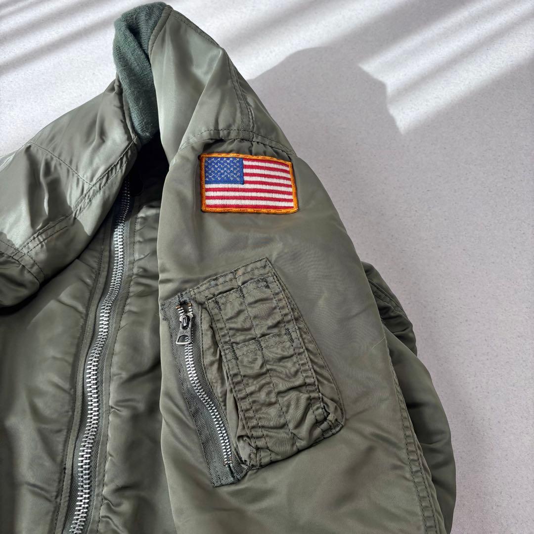 USA製 ALPHA INDUSTRIES ma-1 M 90s 短丈