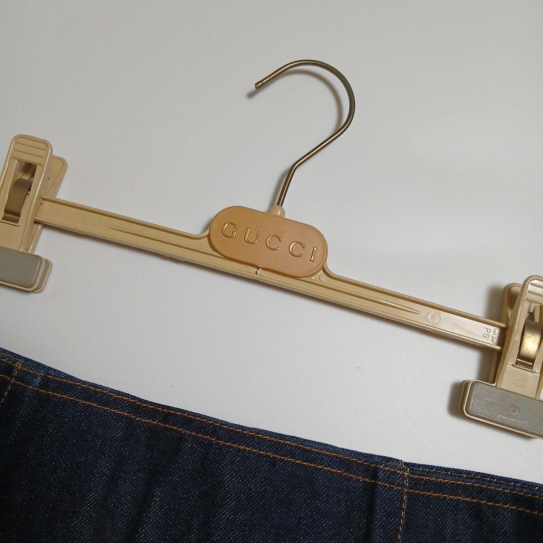 ✨GUCCI✨グッチ✨デニムスカート✨紐付き✨ハイウエスト✨スタイル自慢❤38