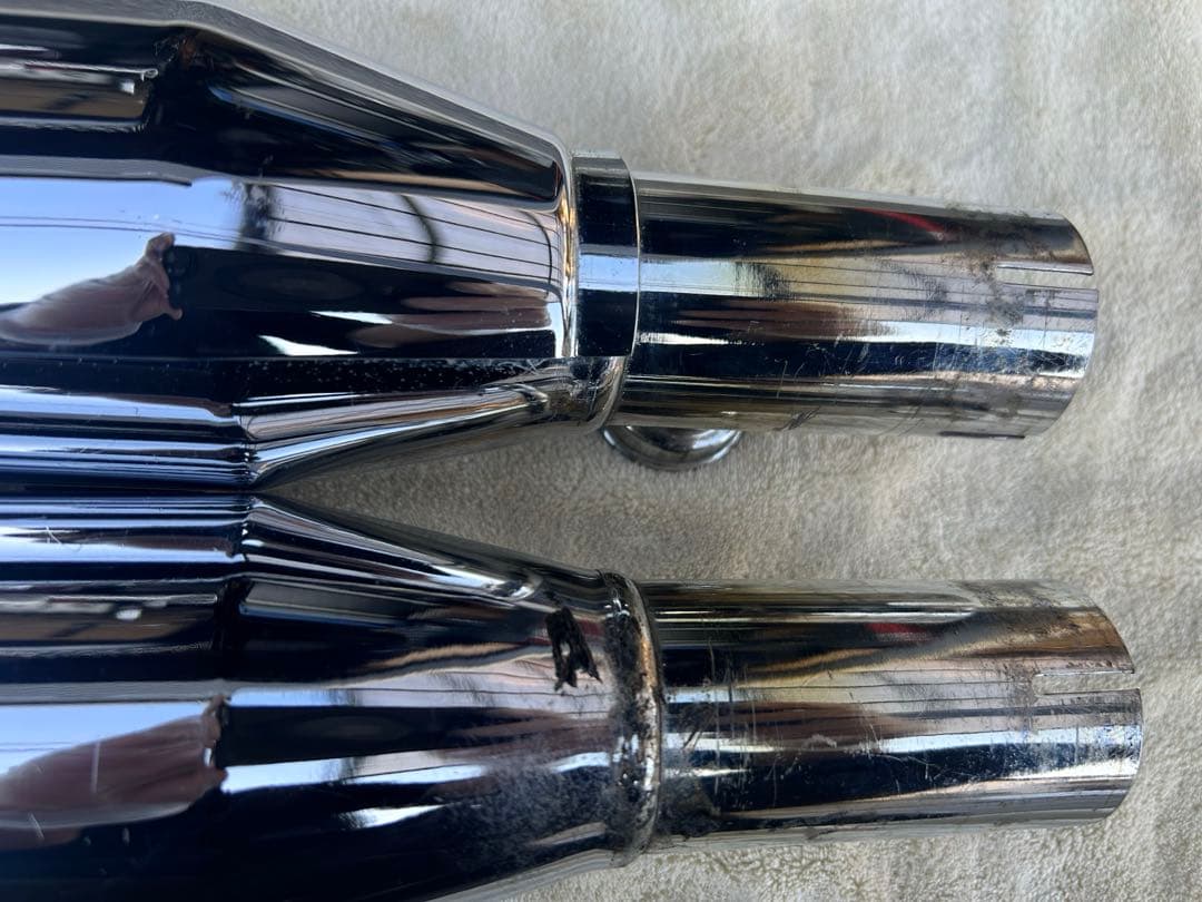 00〜06ハーレーソフティル用　デイトナテーパードスリップオンマフラー　JMCA