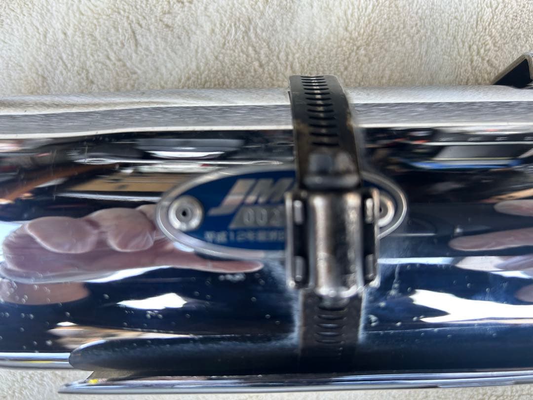 00〜06ハーレーソフティル用　デイトナテーパードスリップオンマフラー　JMCA