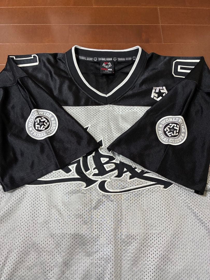 XXL！トライバルギアTRIBAL GEARアメフト メッシュシャツナンバリング