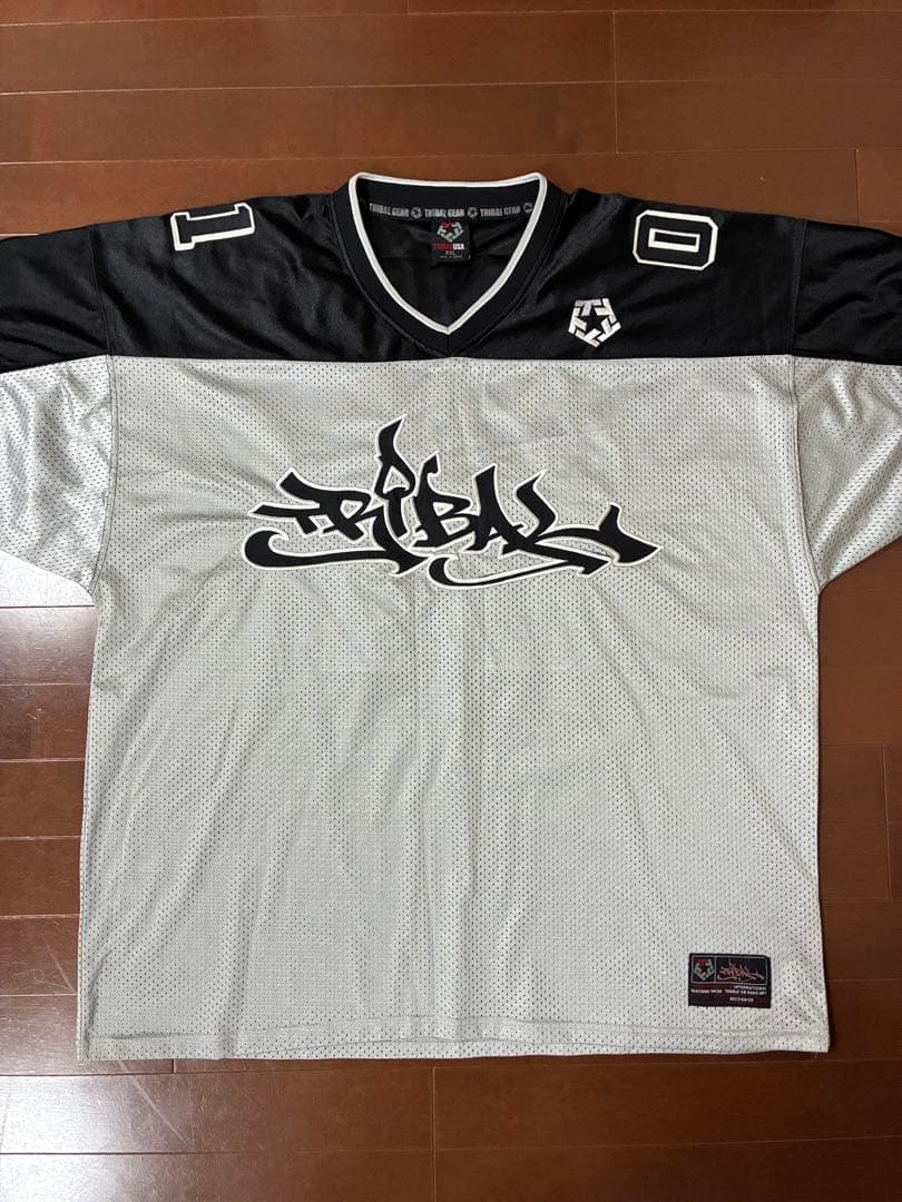 XXL！トライバルギアTRIBAL GEARアメフト メッシュシャツナンバリング