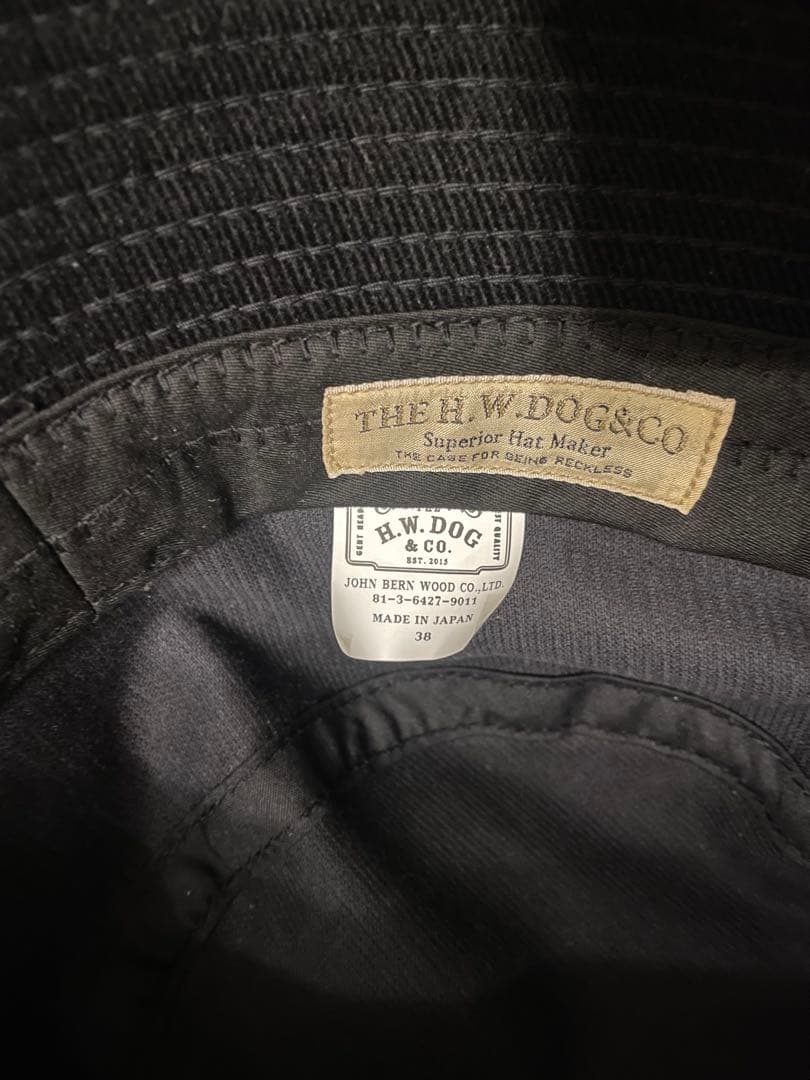 THE H.W.DOG&CO. ドッグアンドコー コーデュロイ バケットハット