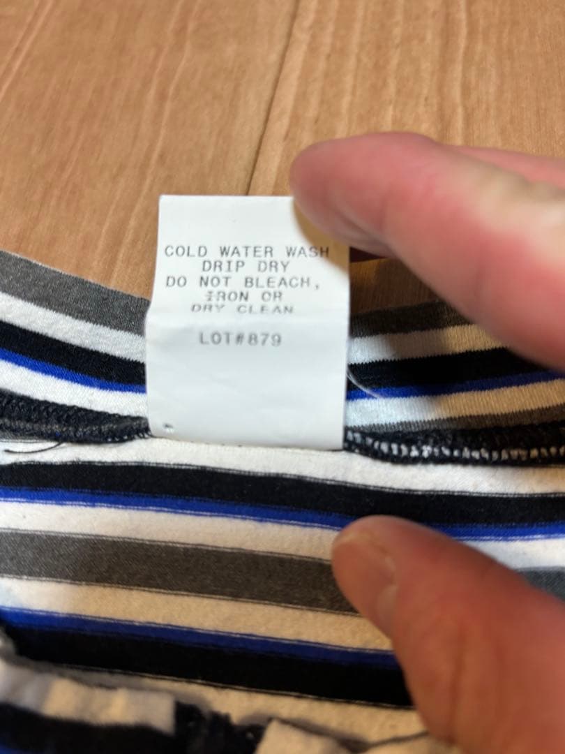 REI サイクリングジャージ コットン ボーダー XXL