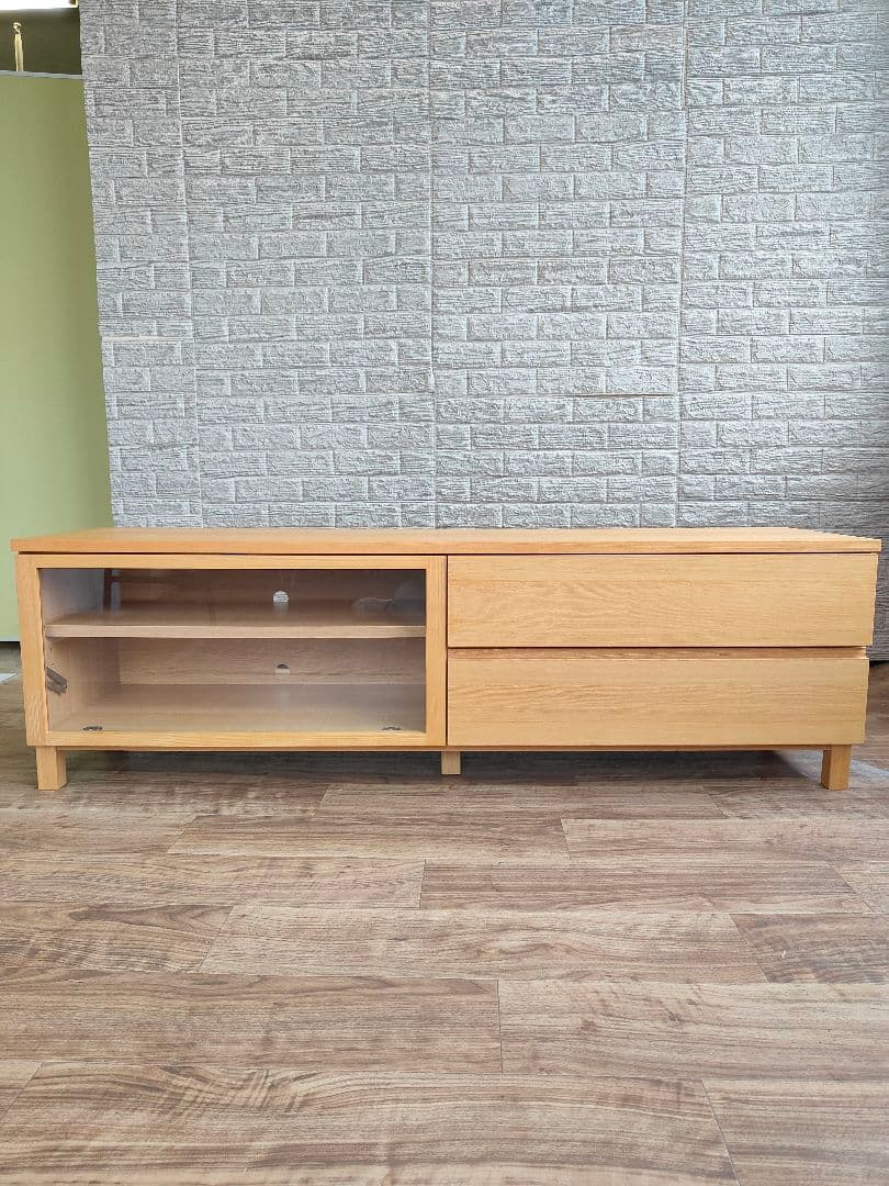 MUJI 無印良品 AVボード テレビ台 ローボード オーク材突板