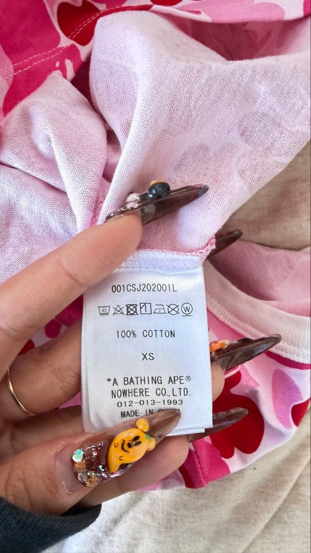 A BATHING APE カモフラージュ Tシャツ XS