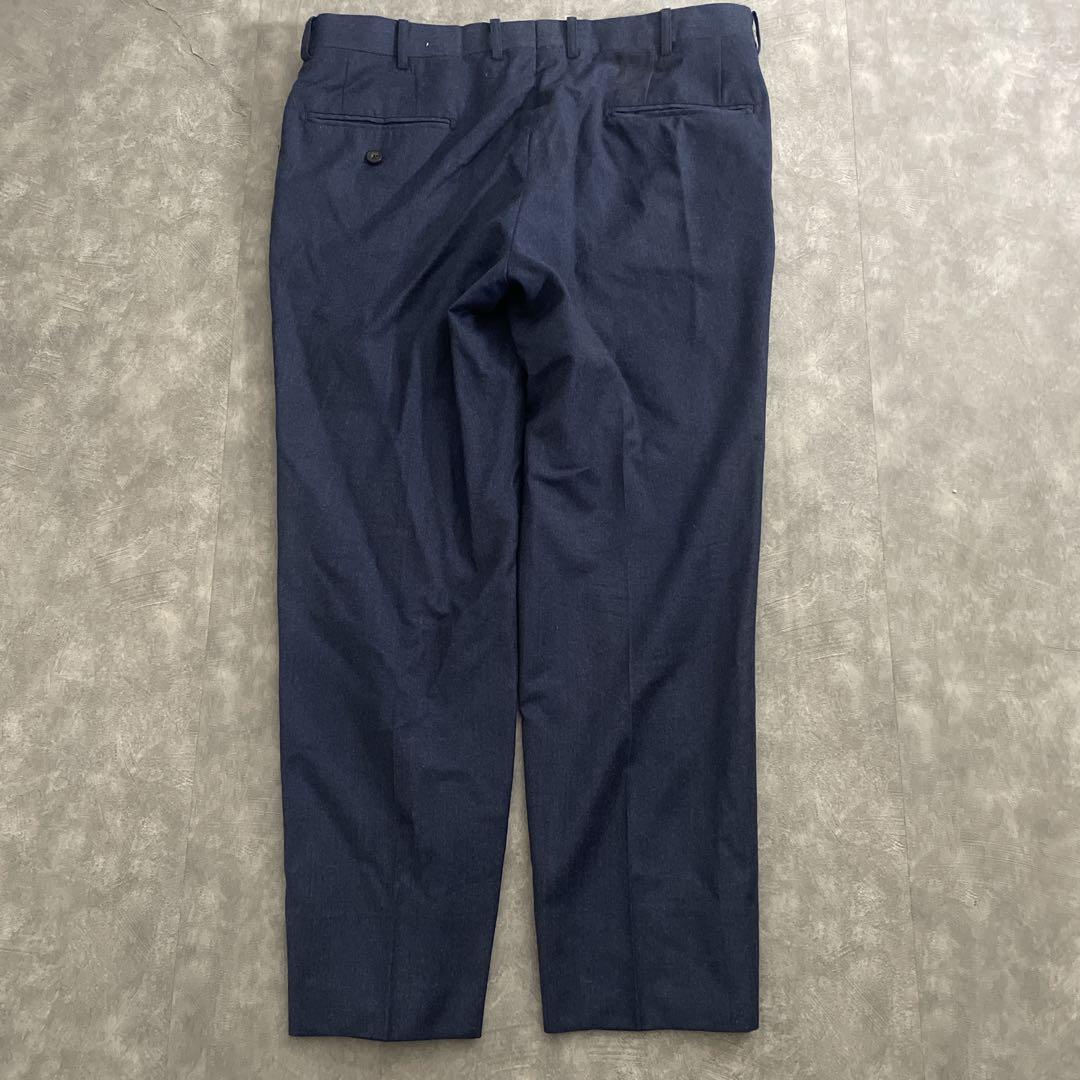 イタリア生地 フェルトウール 3ピース セットアップスーツ×HERMESネクタイ