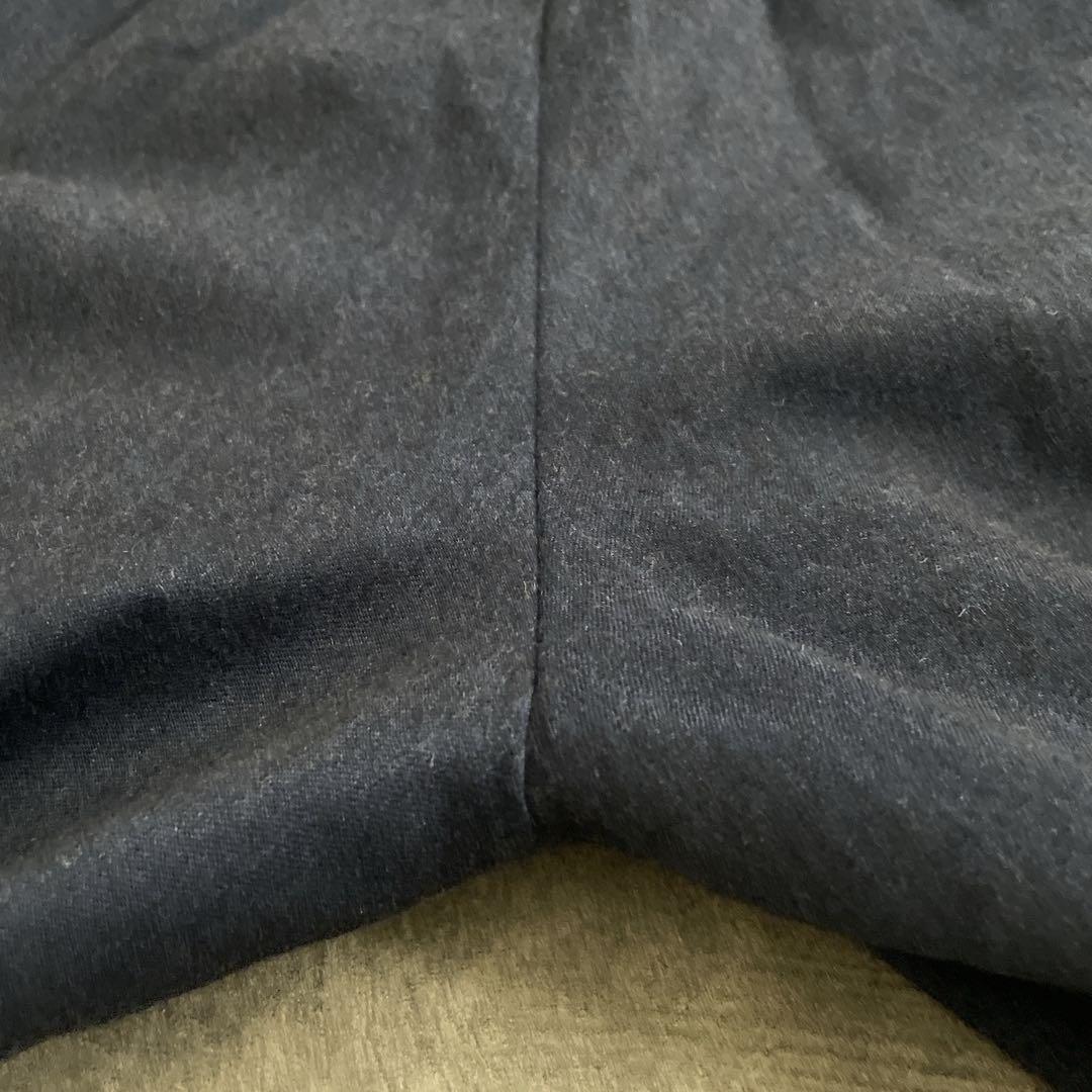 イタリア生地 フェルトウール 3ピース セットアップスーツ×HERMESネクタイ