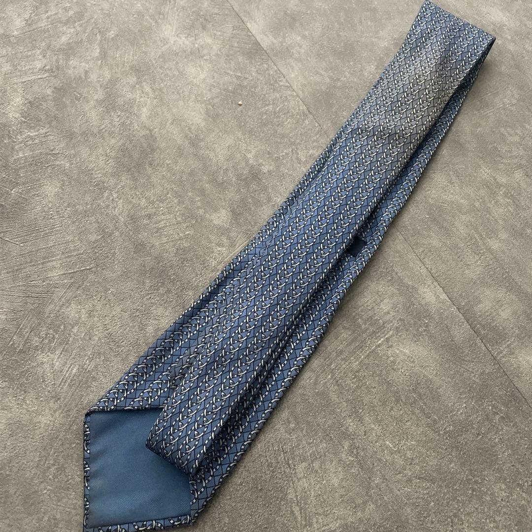 イタリア生地 フェルトウール 3ピース セットアップスーツ×HERMESネクタイ