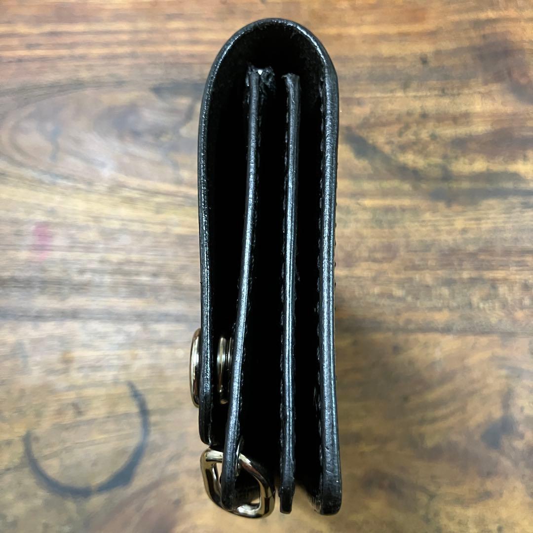 k@2様オーダー品 ミドルトラッカーウォレット　ブラック　国産本革