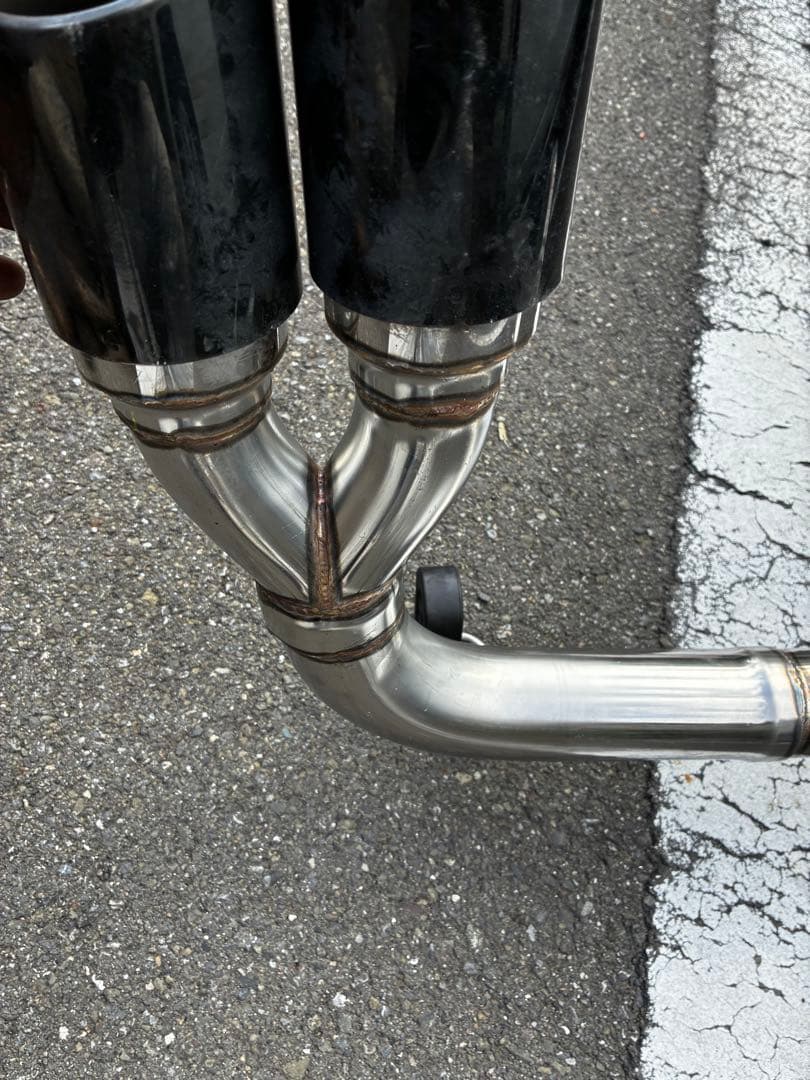  F30 31 F20 系　ワンオフ2本出しリアストレートマフラー引取歓迎