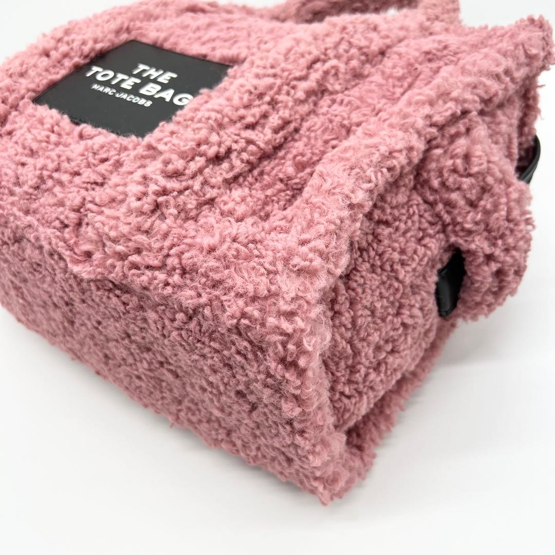 美品✨マークジェイコブス　ザ テディ　ショルダーバッグ　2way　ボア　ピンク