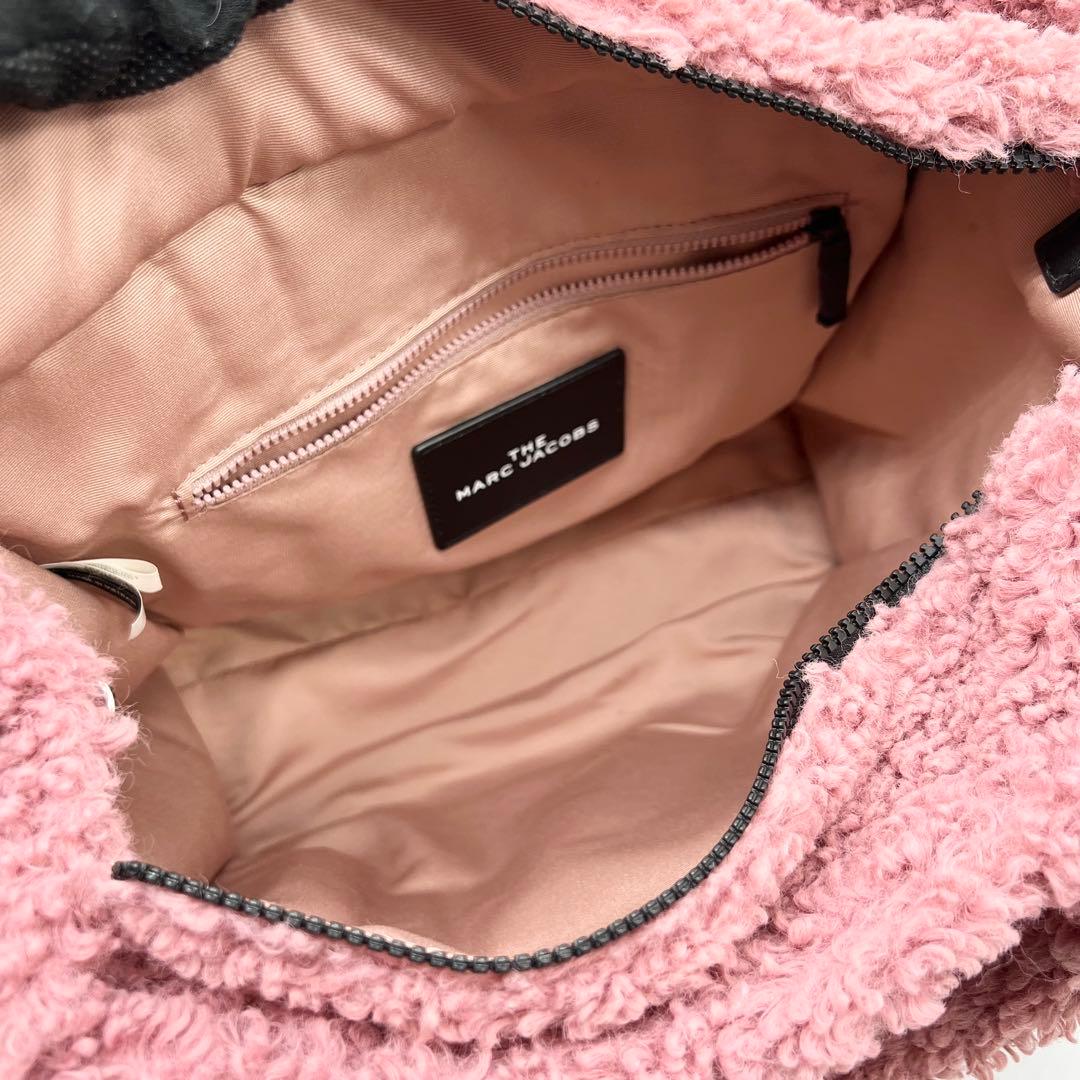 美品✨マークジェイコブス　ザ テディ　ショルダーバッグ　2way　ボア　ピンク