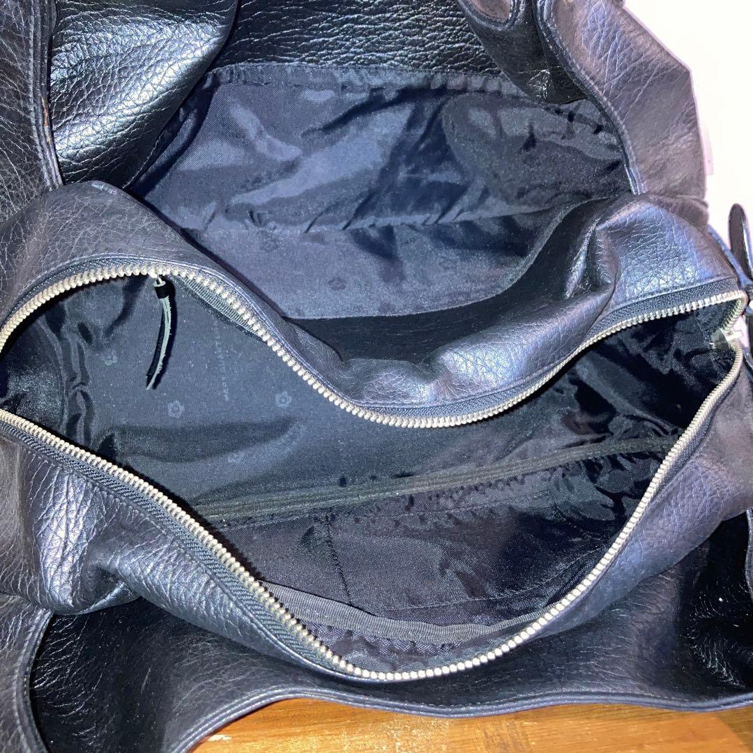 【希少】MARY QUANT 本革　肩掛け可　マリークワント　トートバッグ