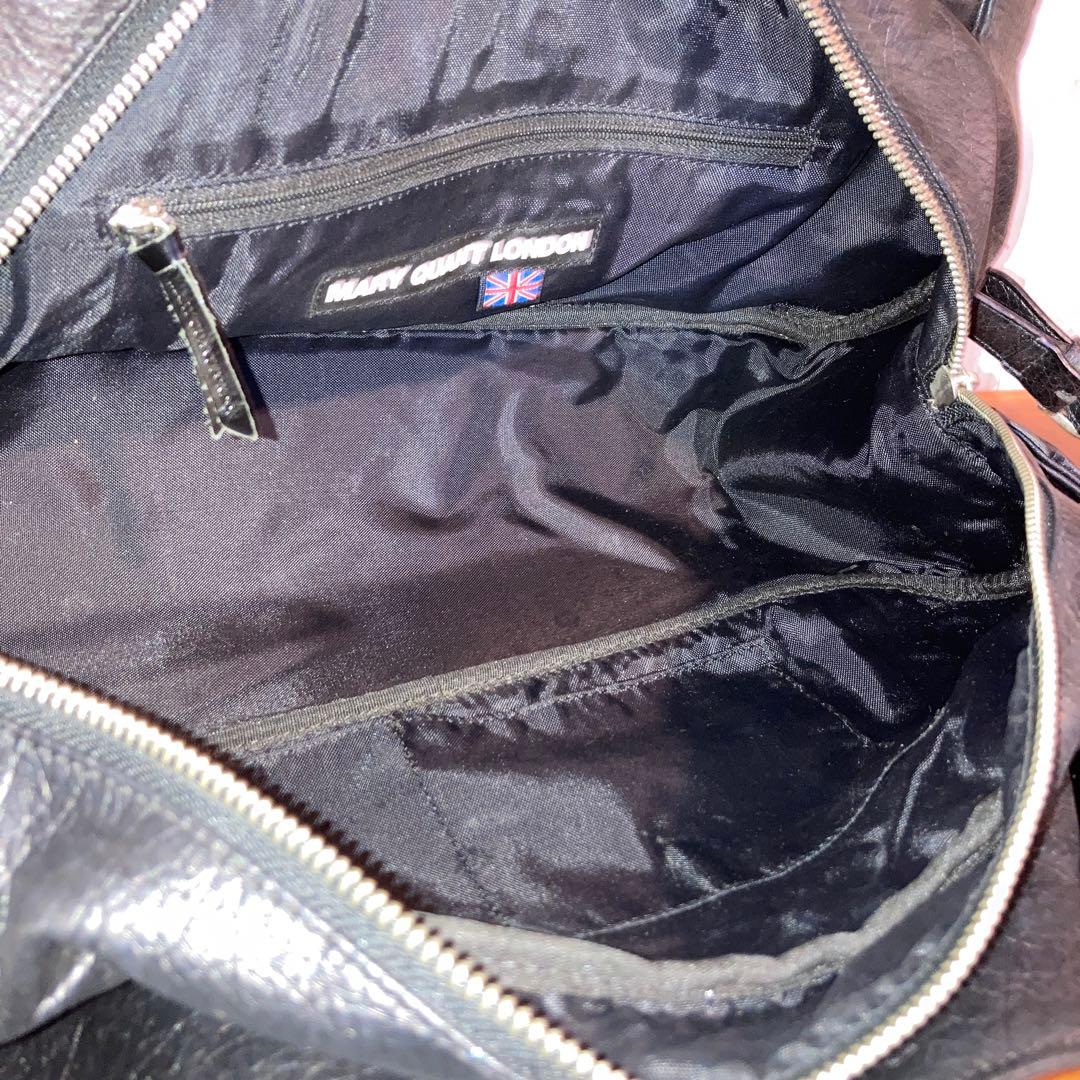 【希少】MARY QUANT 本革　肩掛け可　マリークワント　トートバッグ