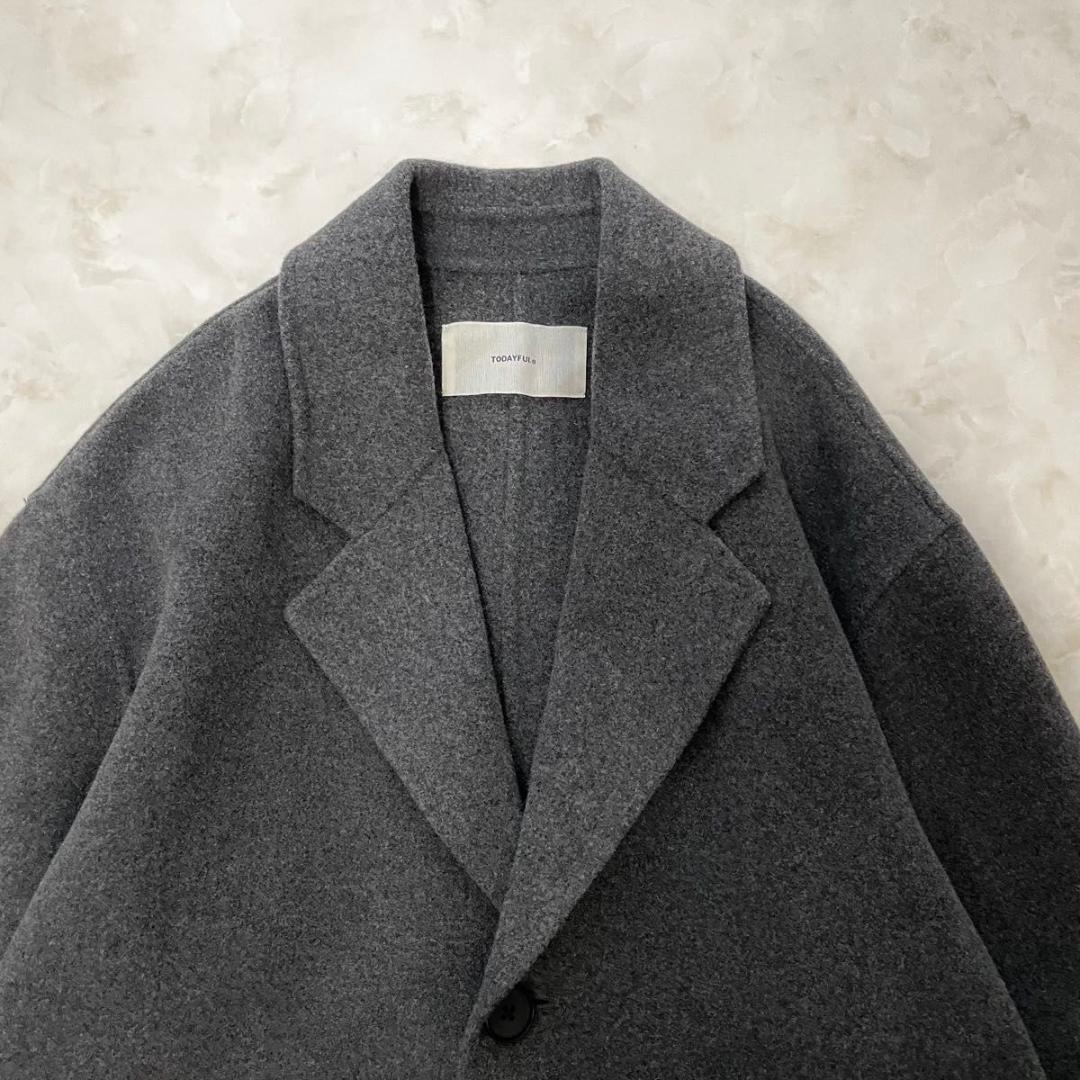 【新品】TODAYFUL Wool Over Coat チェスターコート 38
