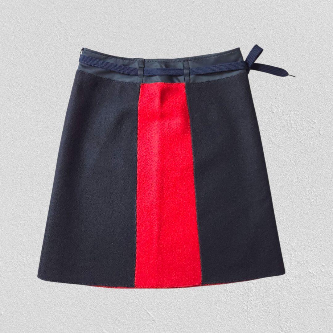 スカート MIU MIU Bicolor Skirt y2k Archive