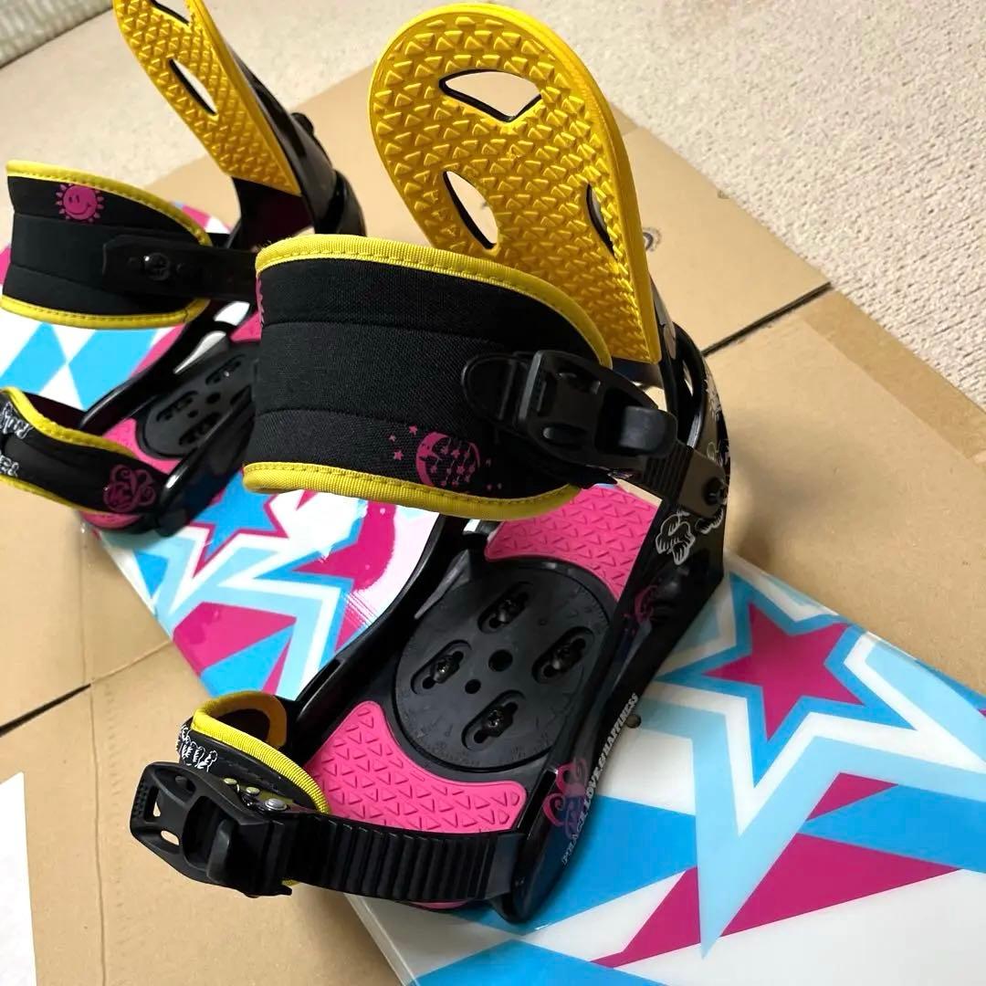 XERES スノーボード 118cm キッズ バインディング付