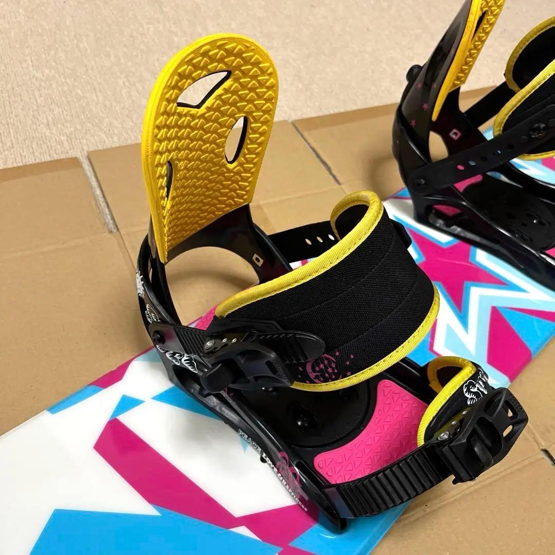 XERES スノーボード 118cm キッズ バインディング付