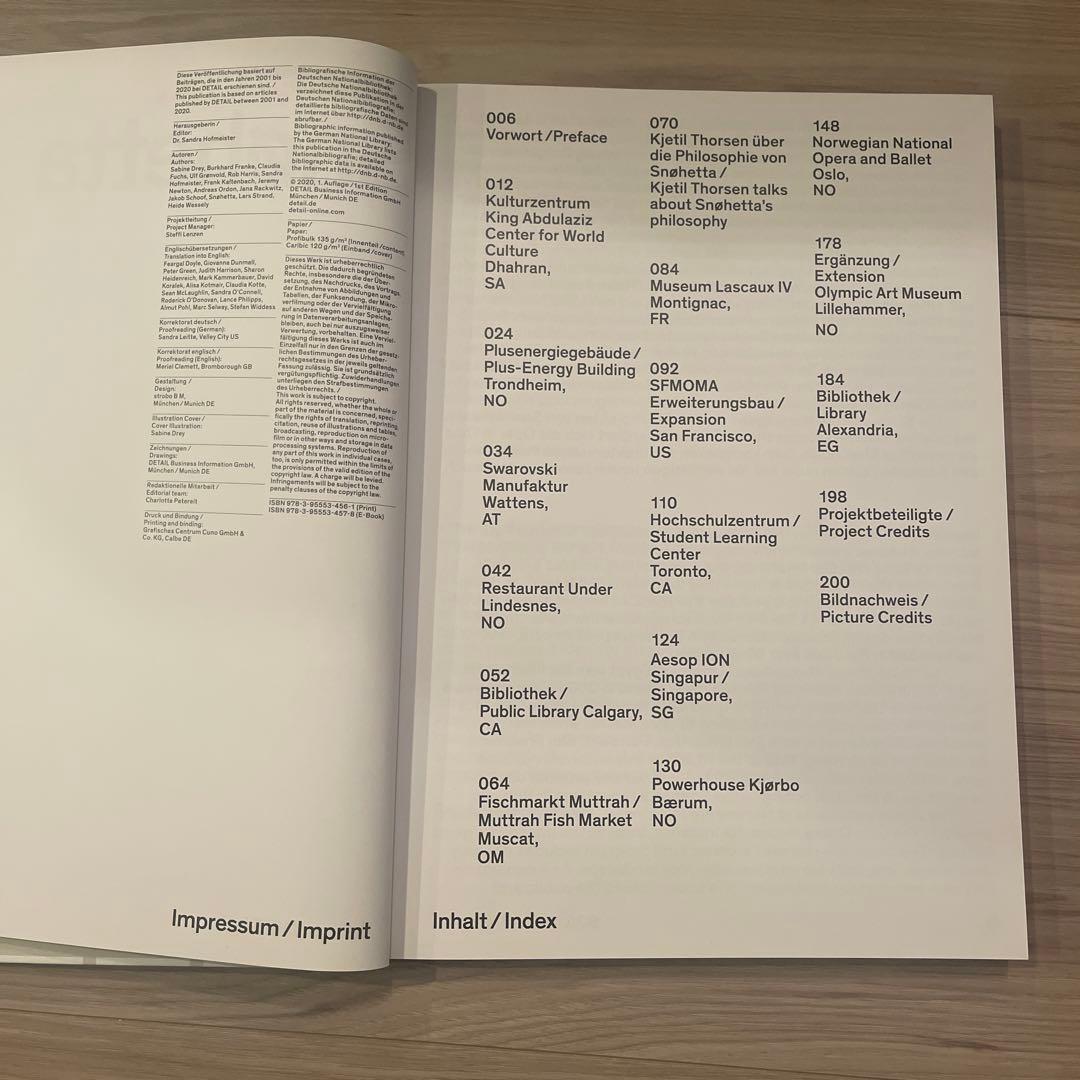 Snøhettaスノヘッタ ディテール集