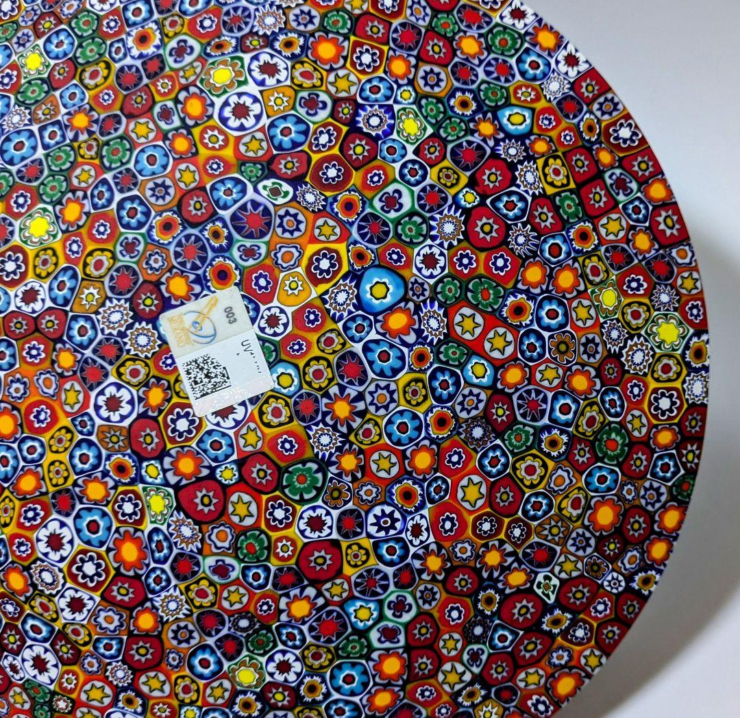 ベネチアングラス　ミルフィオリ　ムラーノ エルコーレモレッティ　ベネチアンガラス