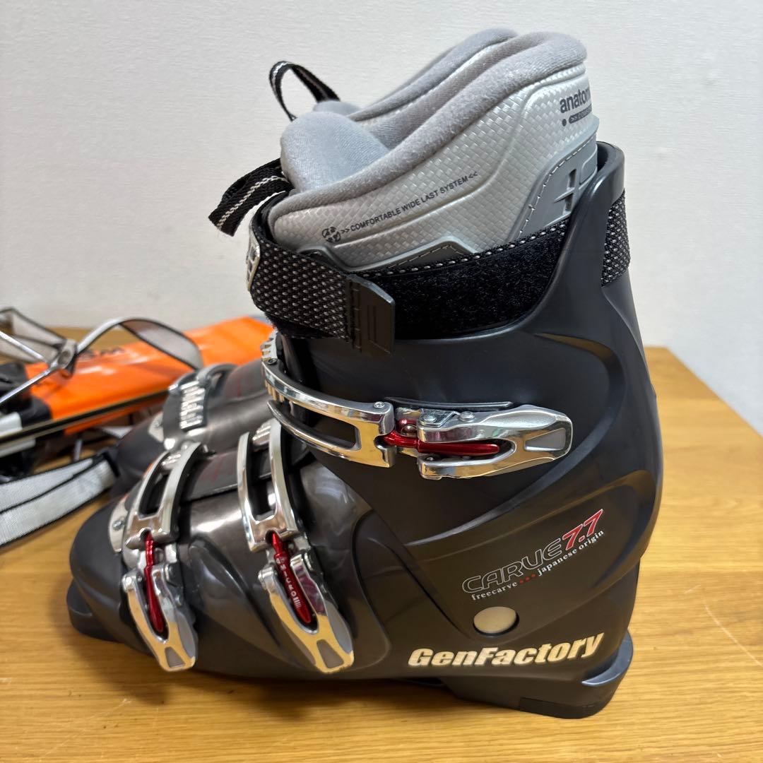 メンズ　ショートスキーセット　FISCHER 26-26.5cmブーツ付