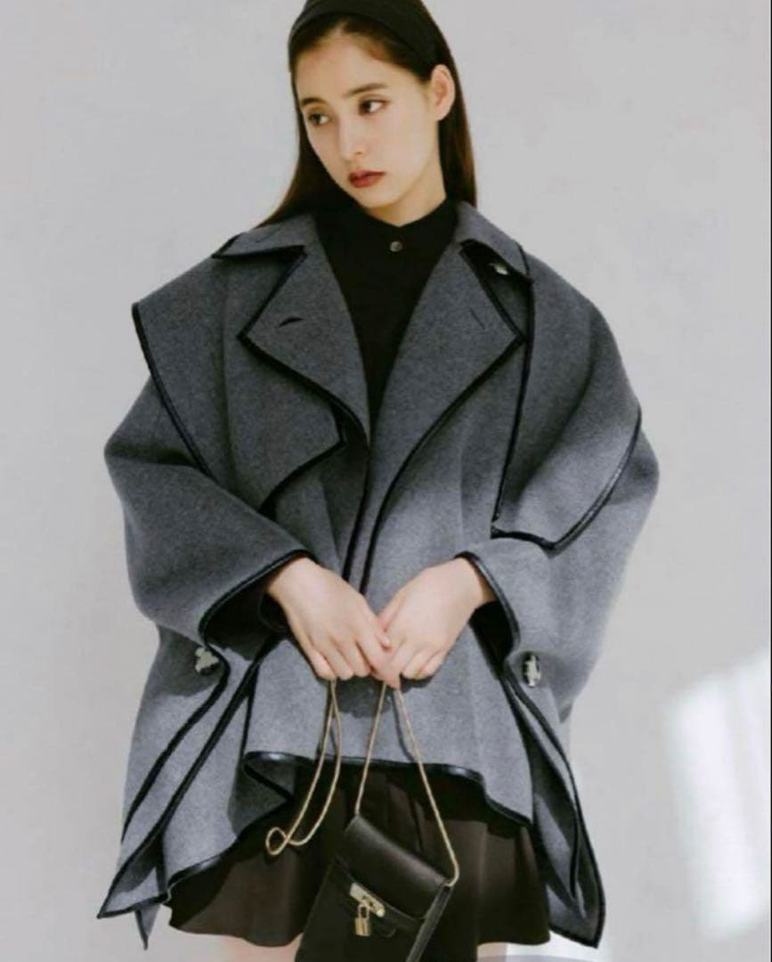 SNIDEL 新木優子 Sweet Collaborationポンチョコート