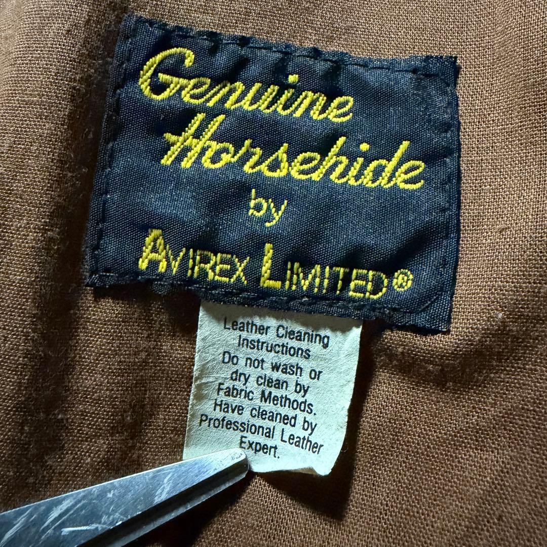 a*a様 【雰囲気抜群】AVIREX フライトジャケット　A-2 ホースハイド