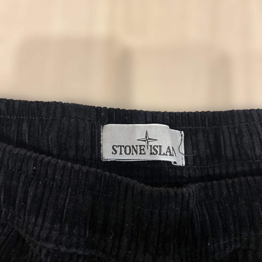ストーンアイランド コーデュロイ カーゴパンツ ブラック 29