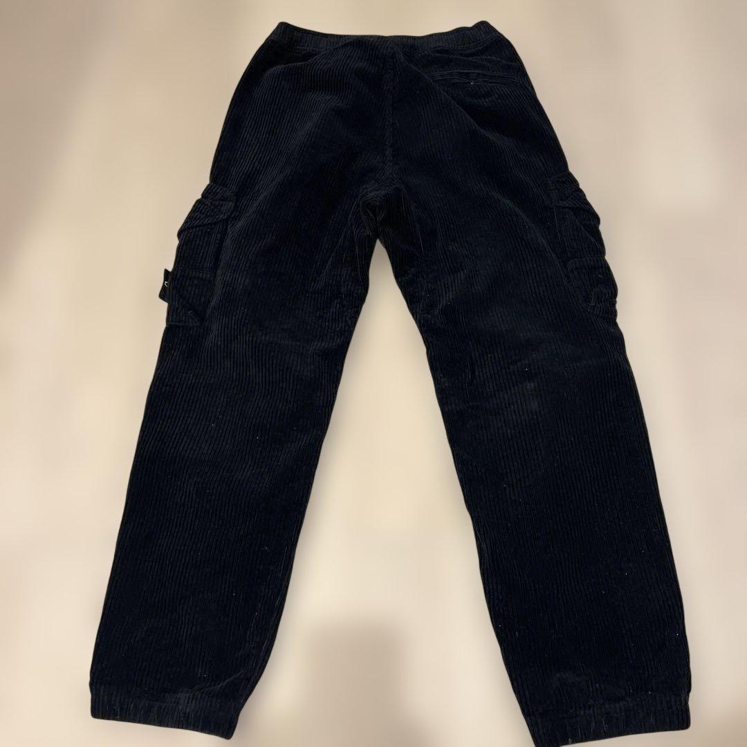 ストーンアイランド コーデュロイ カーゴパンツ ブラック 29