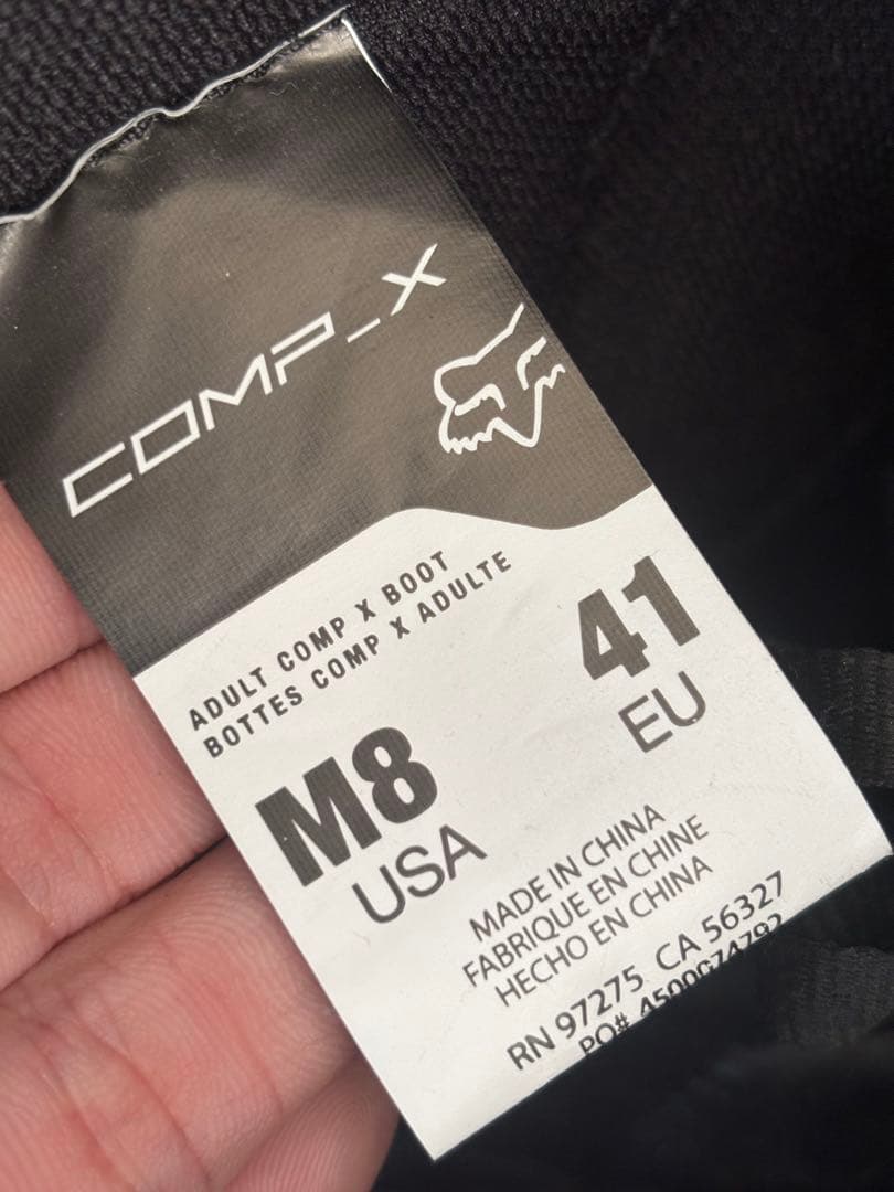 Fox COMP-X オフロード　エンデューロブーツ M8/41