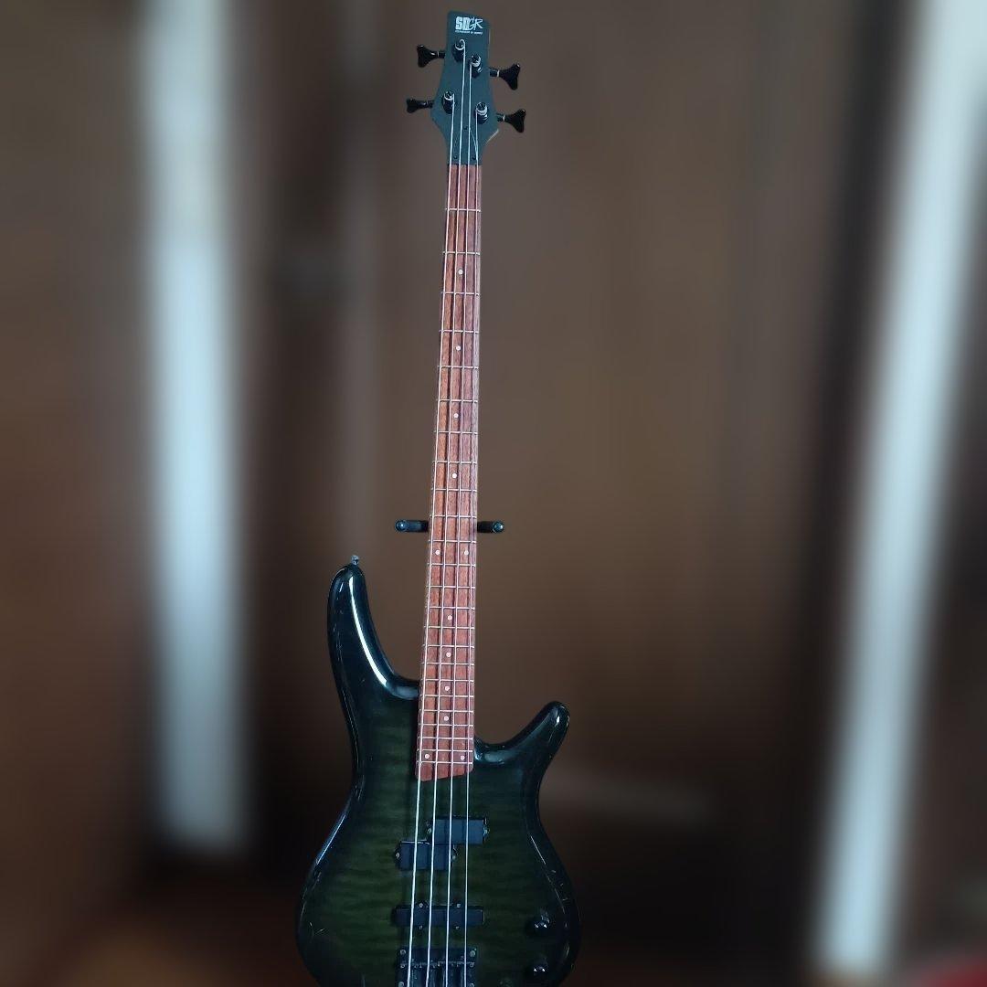 日本製　Ibanez SR エレキベース 4弦 グラデーションブラック