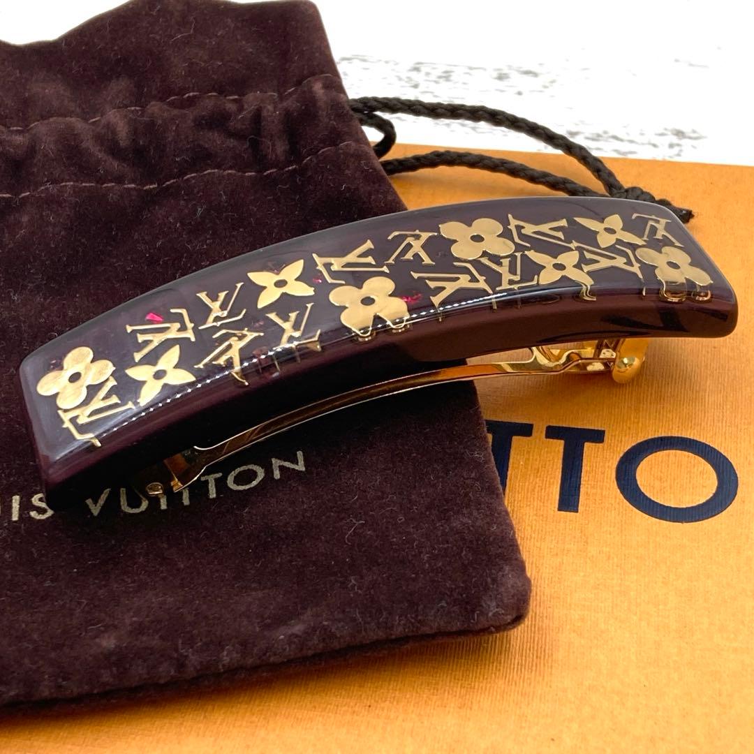 【美品】ルイヴィトン モノグラム バレッタ アンクルージョン M65304