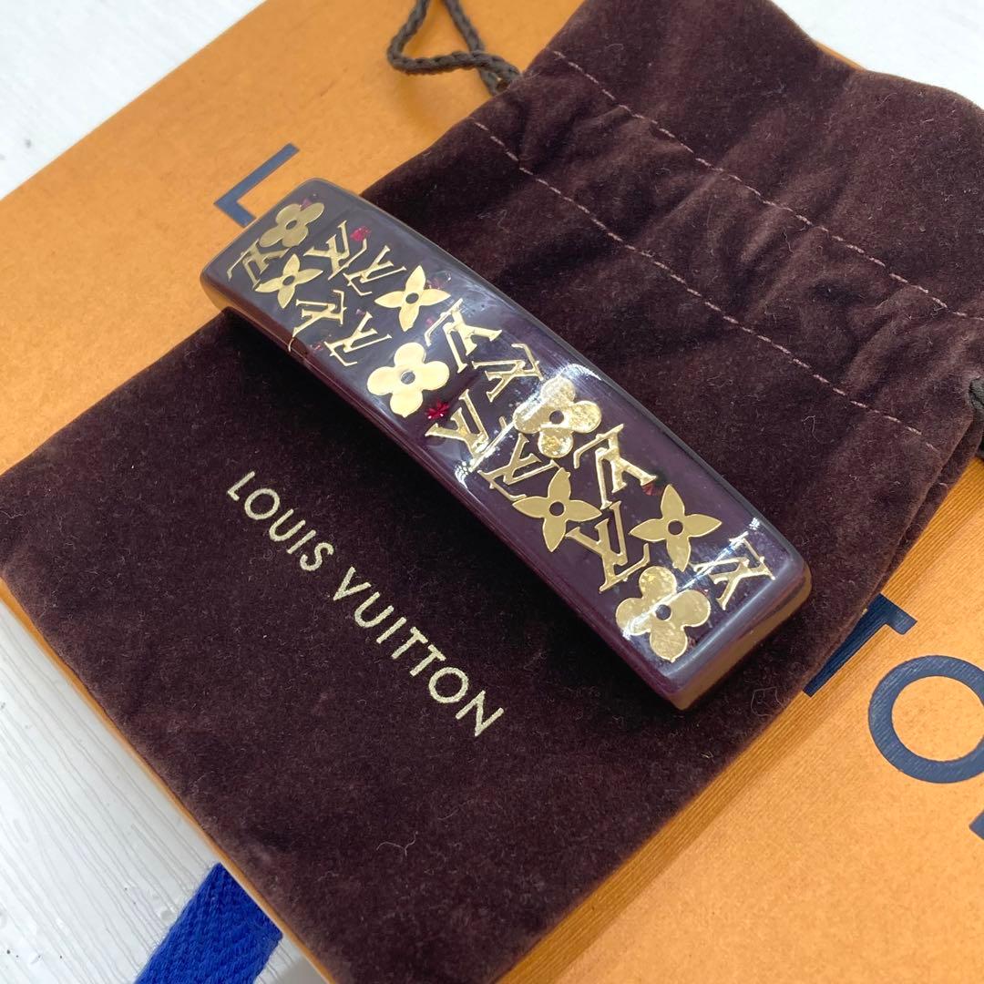 【美品】ルイヴィトン モノグラム バレッタ アンクルージョン M65304