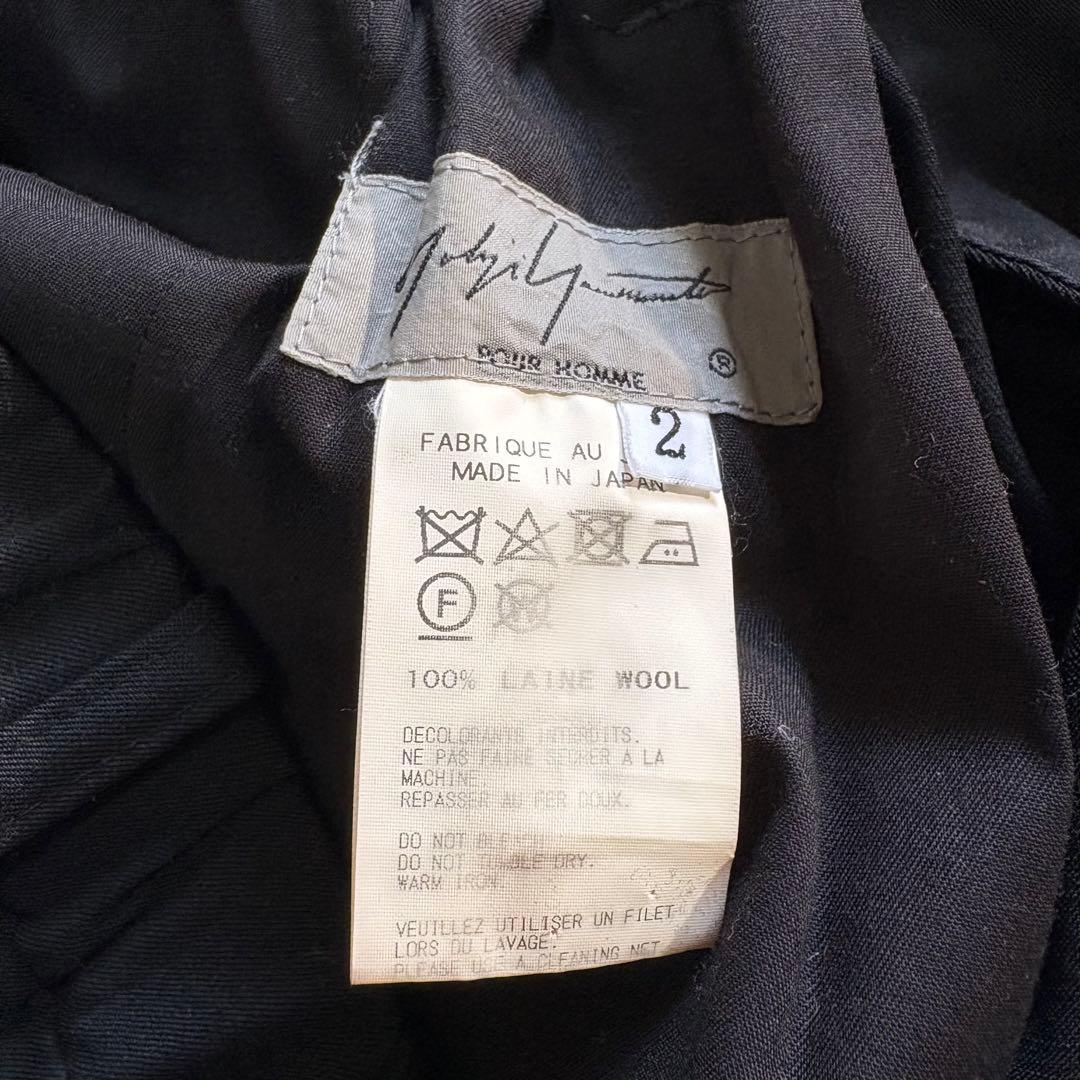 Yohji Yamamoto POUR HOMME サイズ2 ラップパンツ