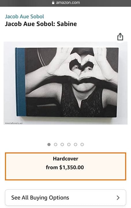 Jacob Aue Sobol Sabine初版