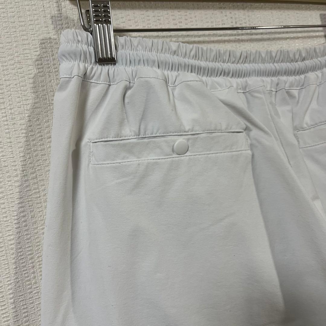 クロノス　CRONOS　ナイロンストレッチカーゴパンツ　Lサイズ　ホワイト