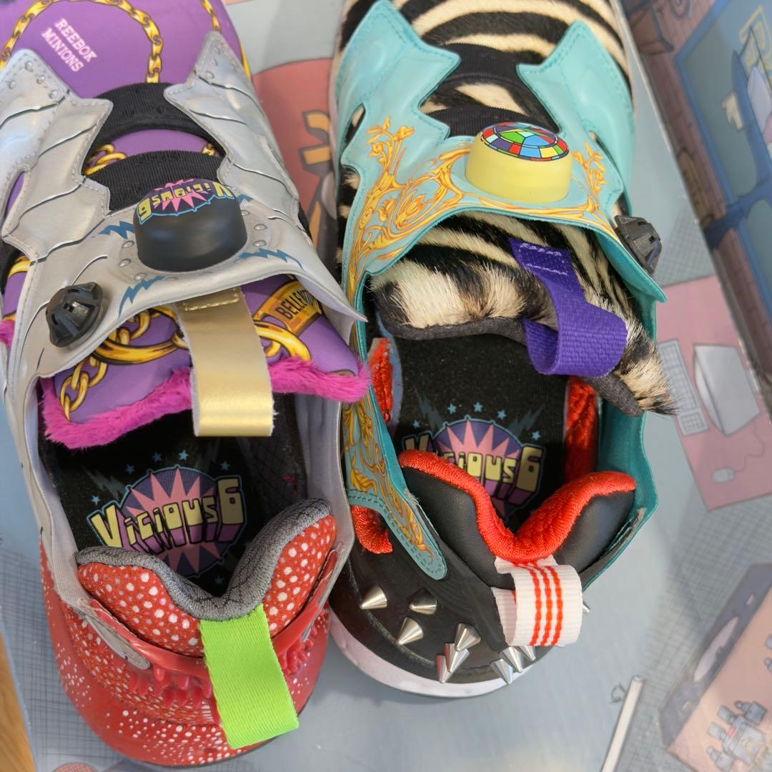 美品Reebok インスタポンプフューリー ミニオンコラボ 23.5cm