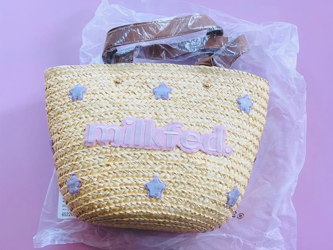 MILKFED. リトルツインスターズ コラボかごバッグ キキララ