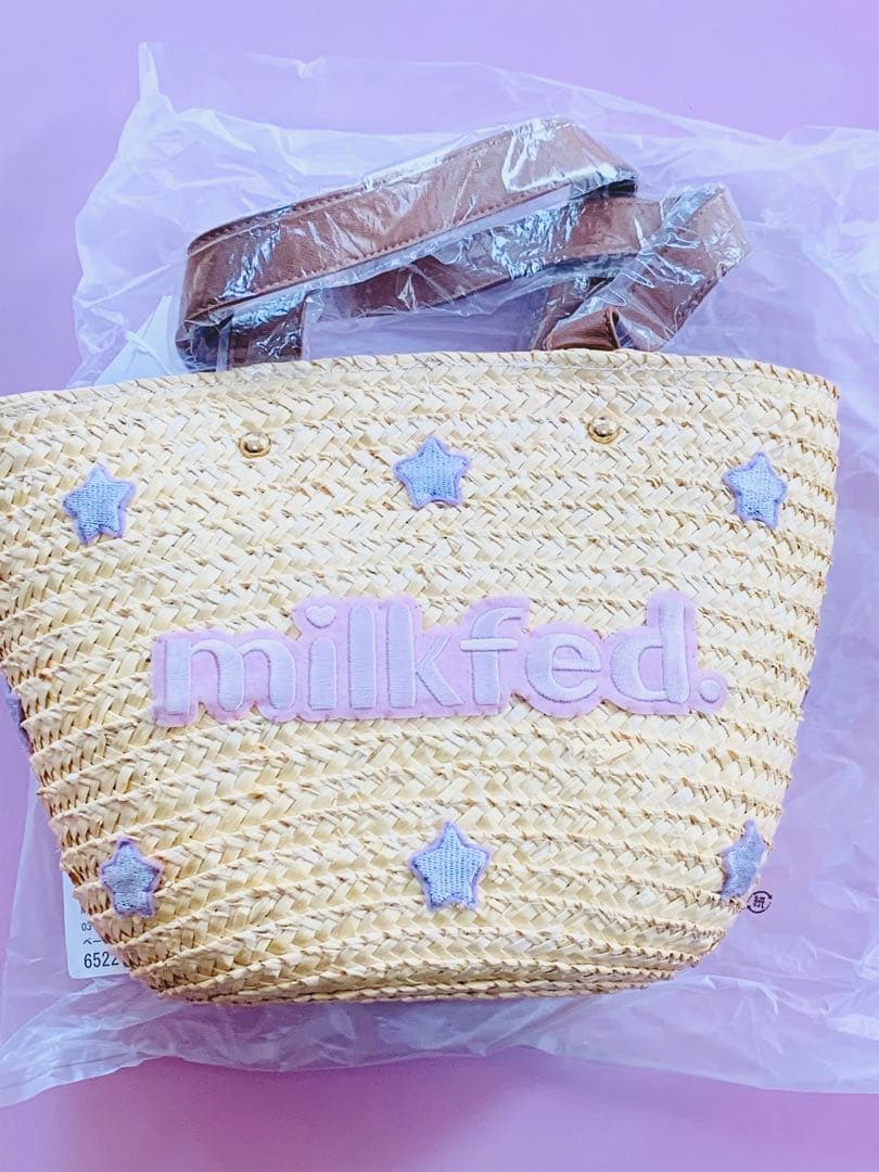 MILKFED. リトルツインスターズ コラボかごバッグ キキララ