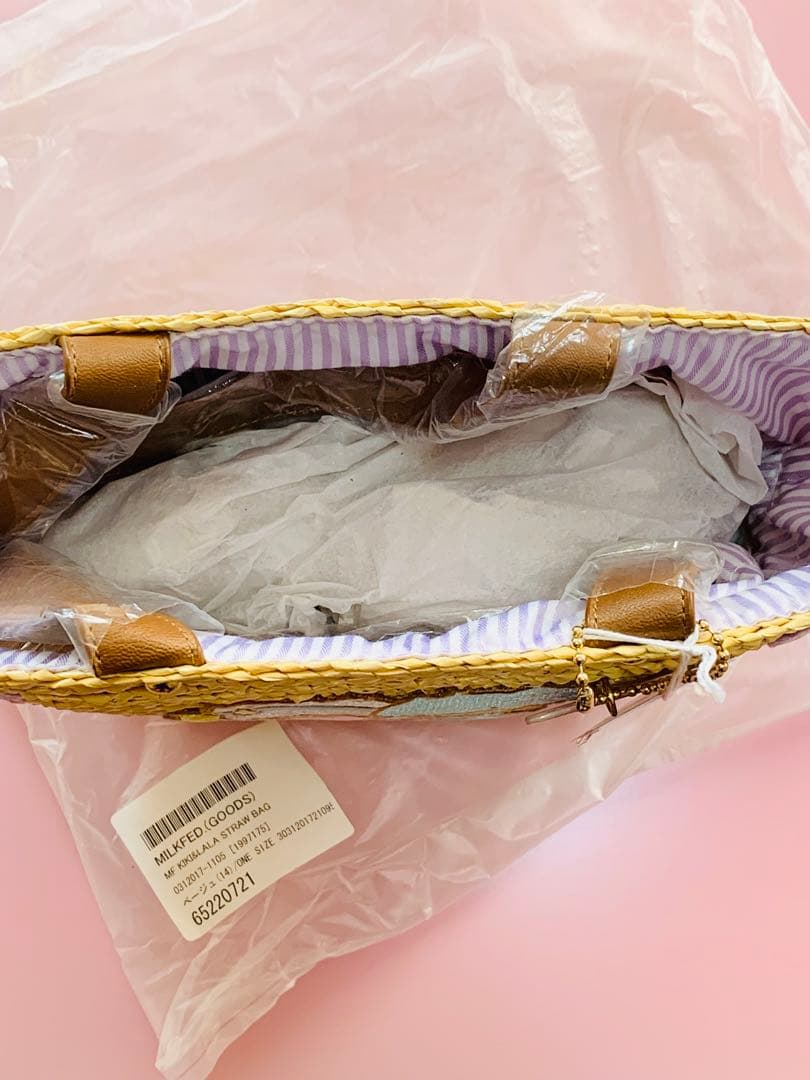 MILKFED. リトルツインスターズ コラボかごバッグ キキララ