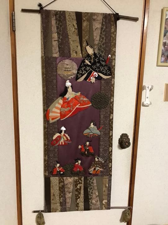 タベストリーお雛様アンティーク