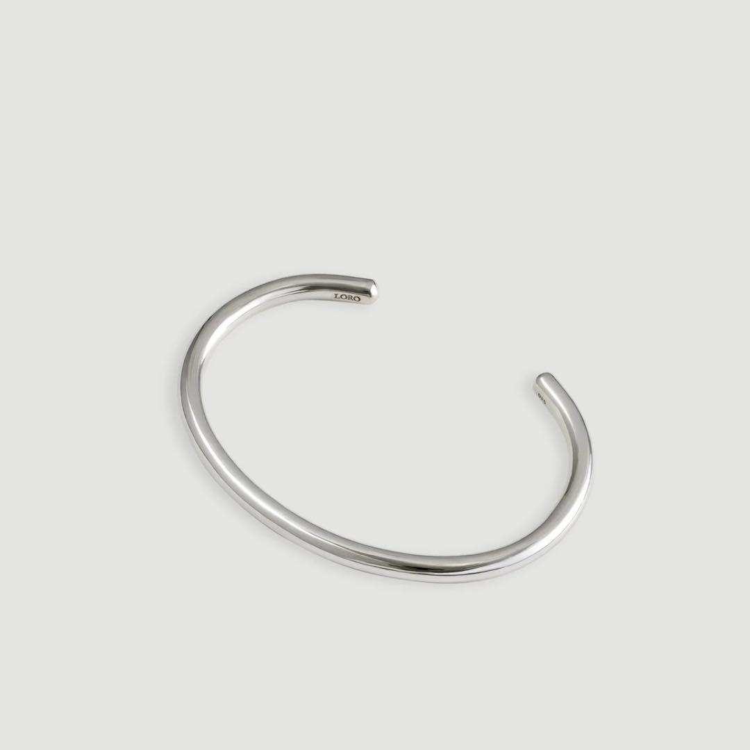 美品 LORO line bangle 01 silver