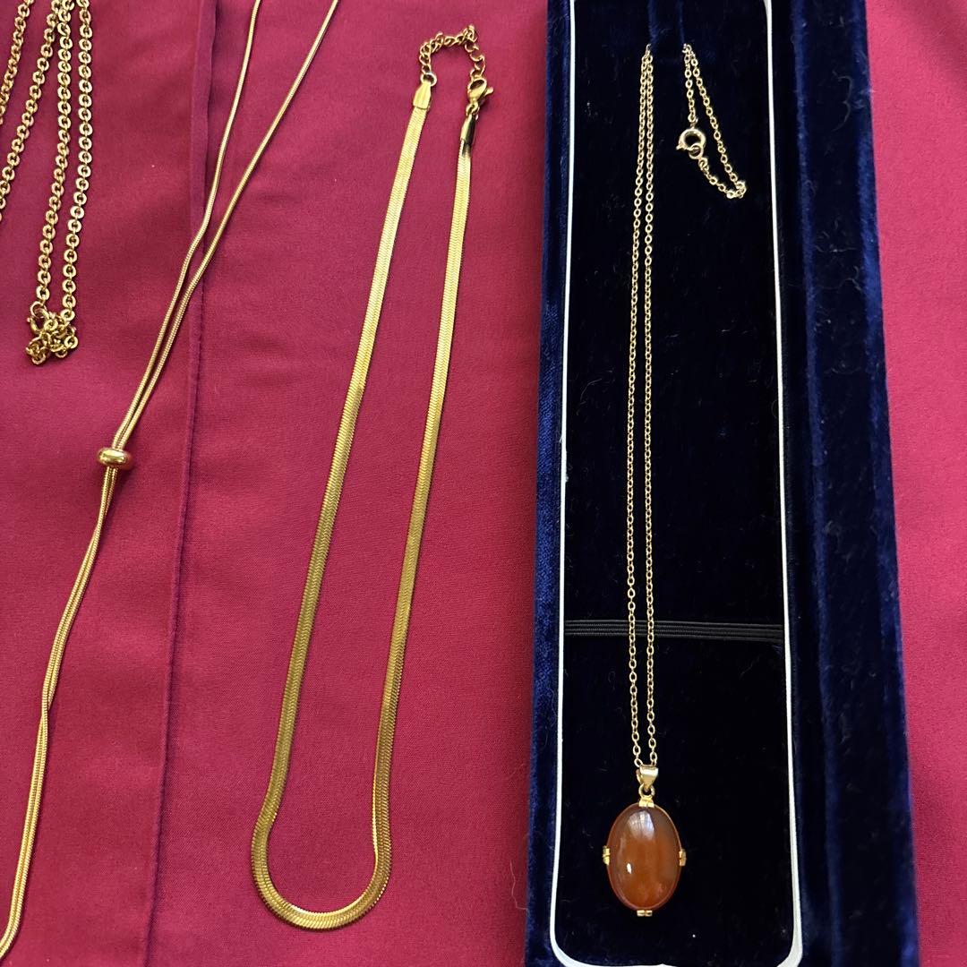 ｍ*️様 生前整理　遺産整理　ゴールドチェーン　リング　ジュエリー✨素材不明