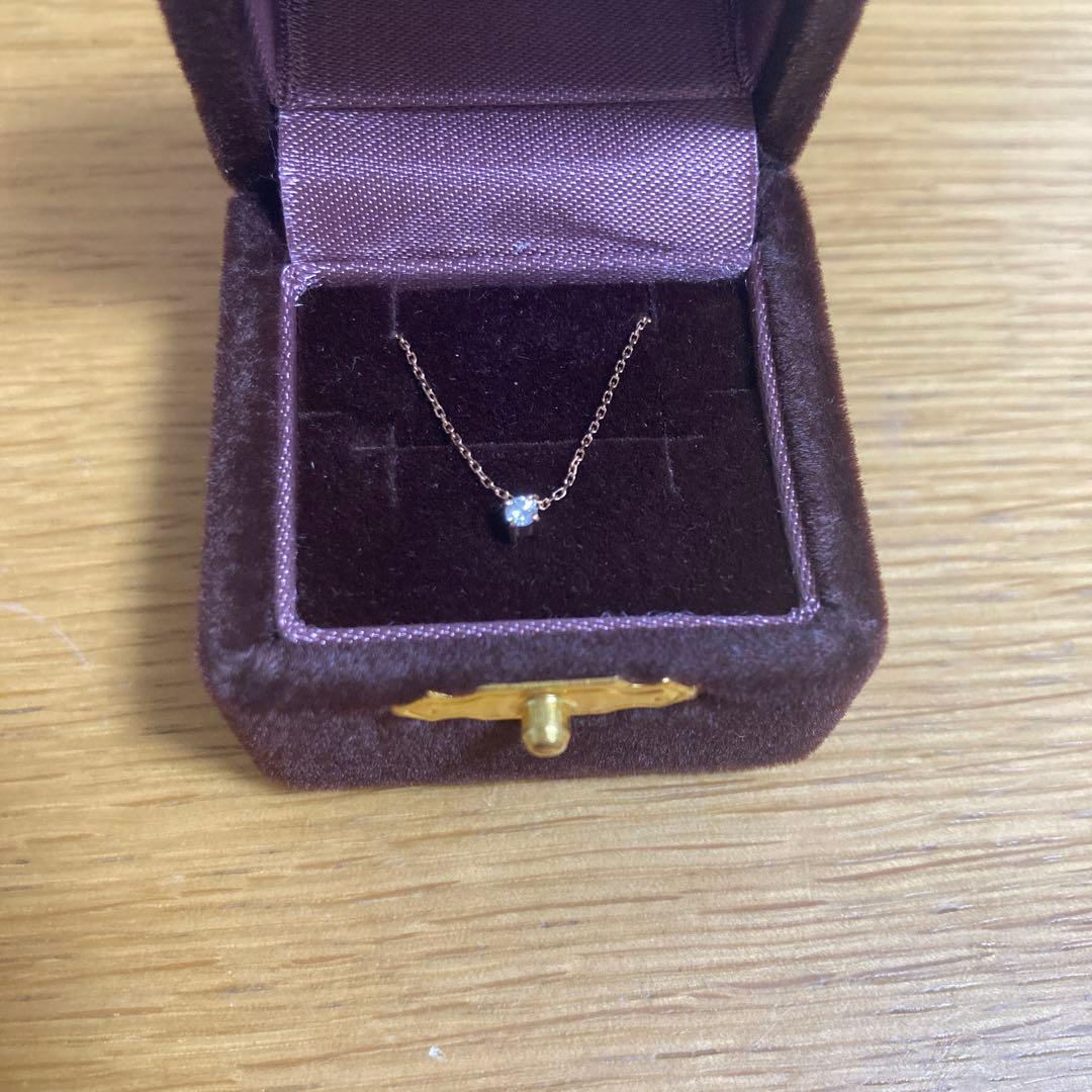 ete K10 ダイヤ2mm 40cm ピンクゴールド