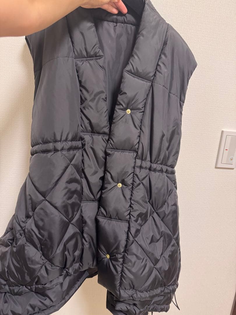 Maison de Dolce キルティングベスト/black
